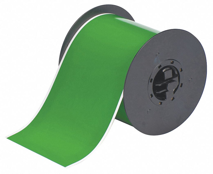 G8315 ContinuousLabelStock Green Gloss 4inW