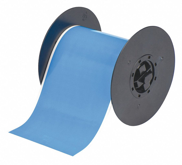ContinuousLabelStock Light Blue Gloss