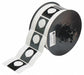 Pre-Cut Label Stock Roll Black Gloss
