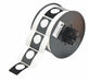 Pre-Cut Label Stock Roll Black Gloss