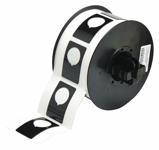 G8793 Pre-Cut Label Stock Roll Black Gloss