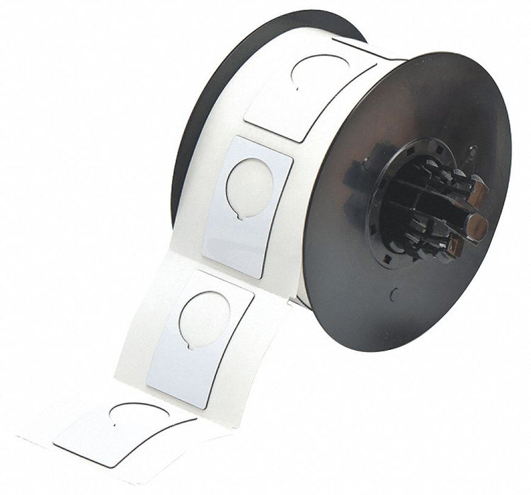 G8793 Pre-Cut Label Stock Roll White Gloss