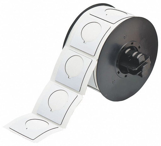 G8795 Pre-Cut Label Stock Roll White Gloss