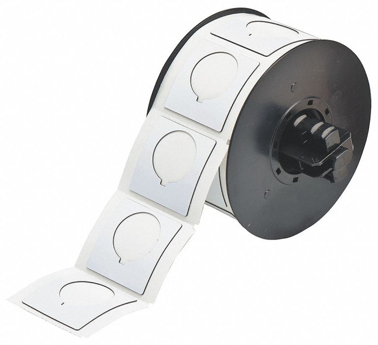 G8795 Pre-Cut Label Stock Roll White Gloss