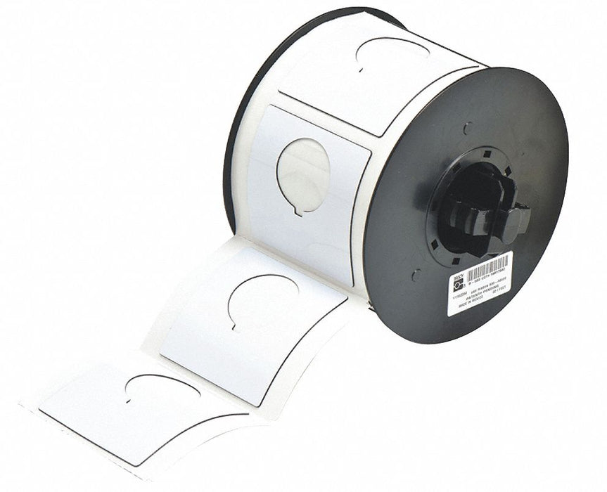 G8797 Pre-Cut Label Stock Roll White Gloss