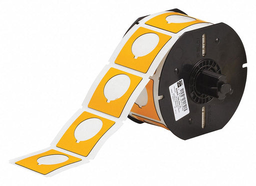 G8795 Pre-Cut Label Stock Roll Yellow Gloss