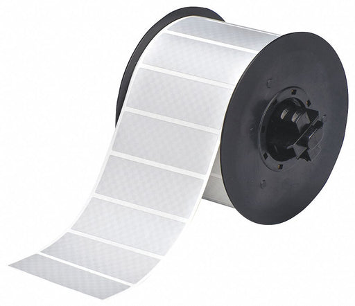 Pre-Cut Label Stock Roll Silver Matte