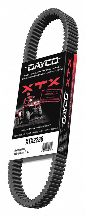 Snow/ATV V-Belt Industry Number XTX2234