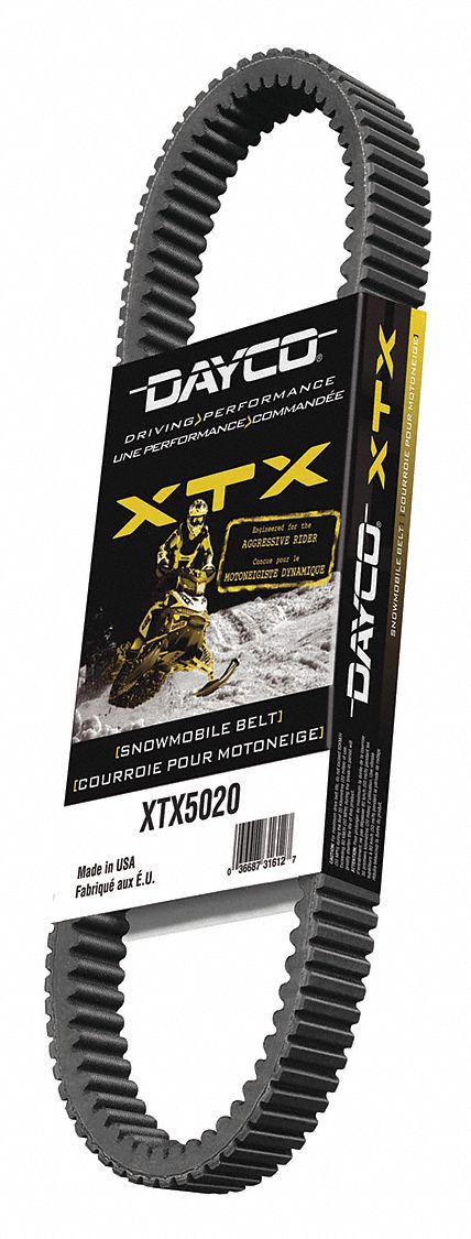 Snow/ATV V-Belt Industry Number XTX5025