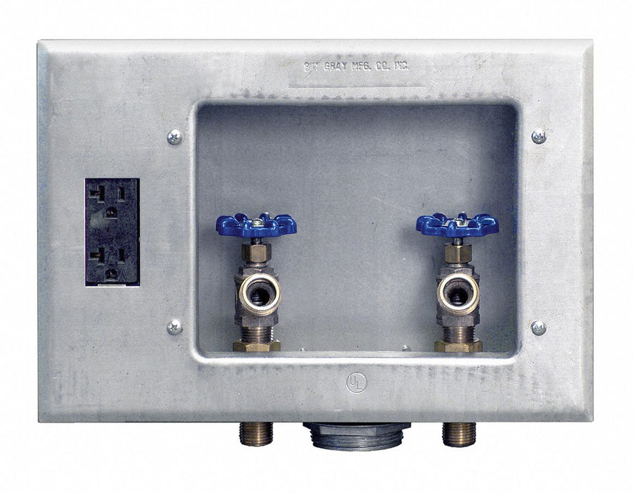 Outlet Box Washing Machine 1/2 In MIP