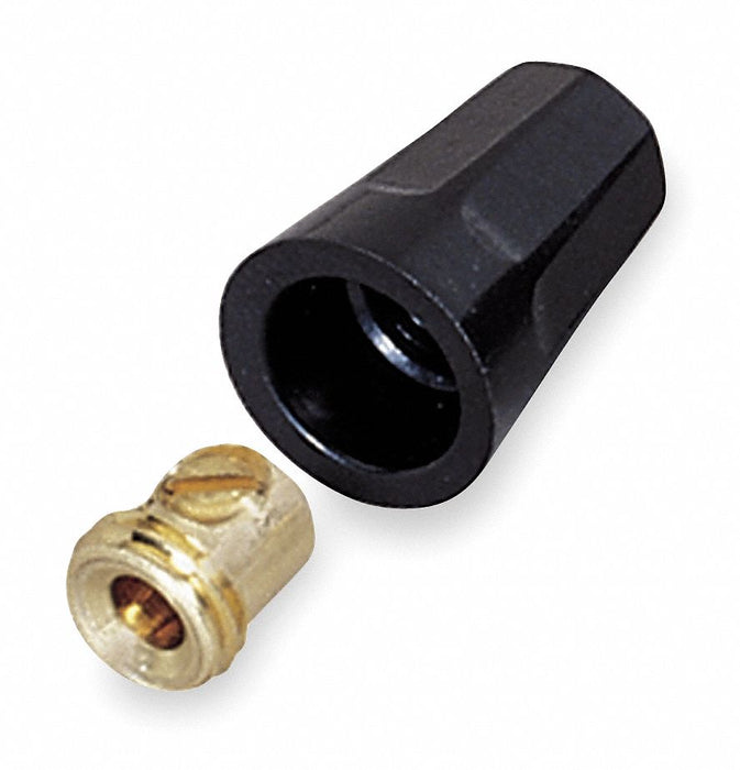 Twist-OnWireConnectors Black 300V PK100