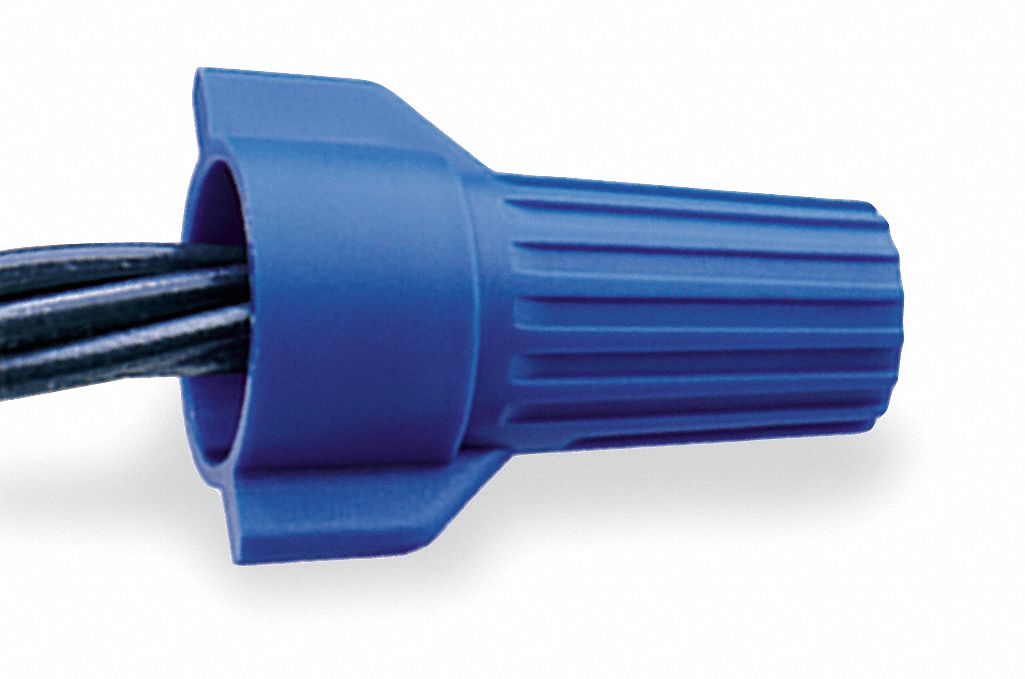 TwistOnWireConnector Blu Steel 600V PK50