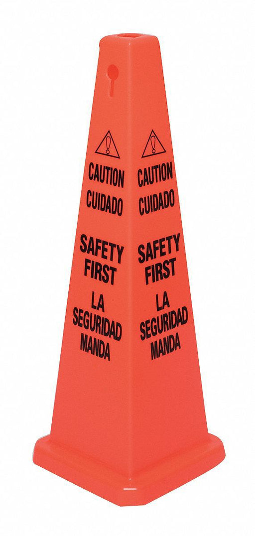 Traffic Cone Orange Polypropylene 36in H