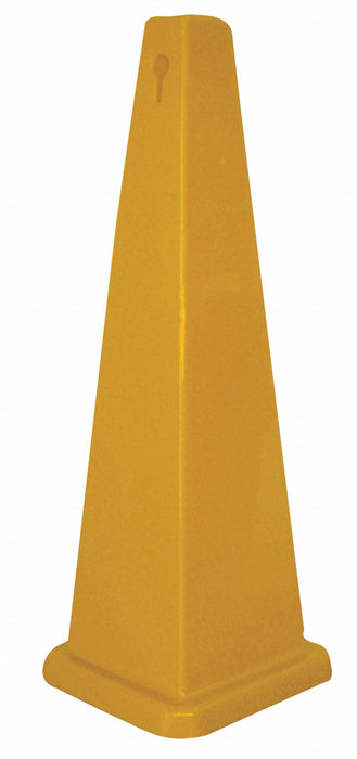 Traffic Cone Yellow Polypropylene 26in H