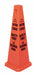 Traffic Cone Orange Polypropylene 26in H