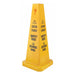 Traffic Cone Yellow Polypropylene 26in H