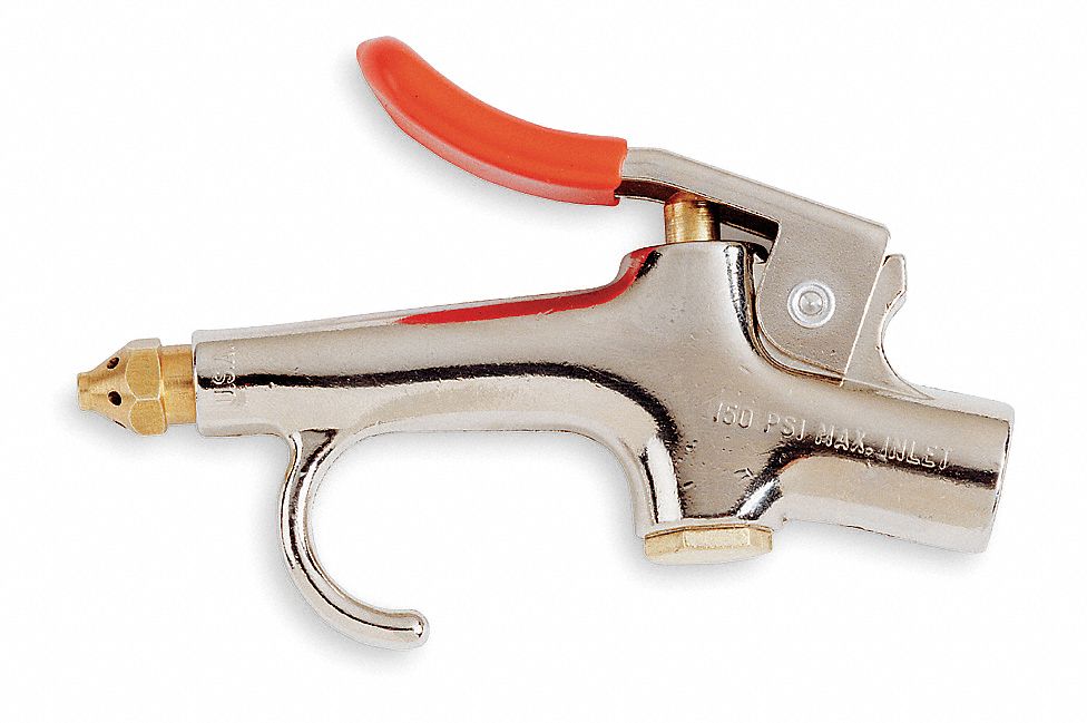 Air Gun 1/4 in FNPT Zinc Silver