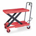 Scissor Lift Cart 1000 lb Steel Fixed