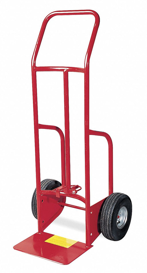 Drum Hand Truck 650 lb Steel Red