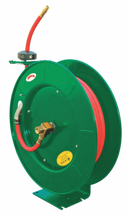 Spring Return Hose Reel 1/2 in ID 50 ft