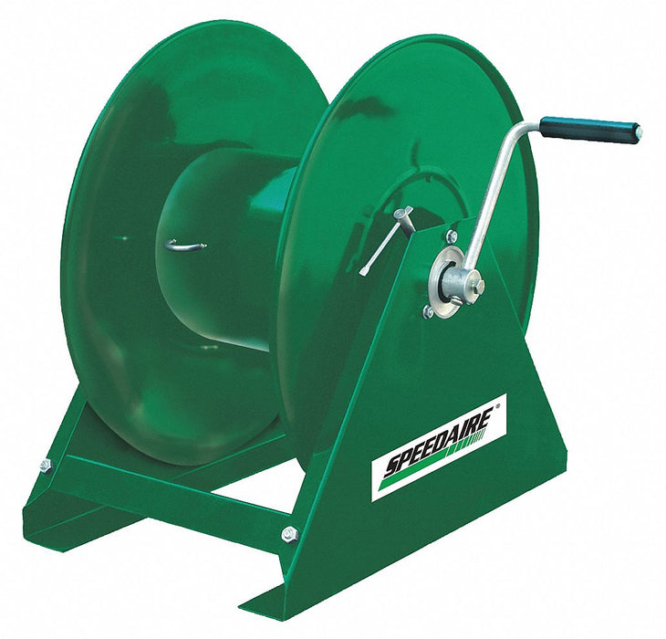 Hand Crank Hose Reel Green 3000 psi