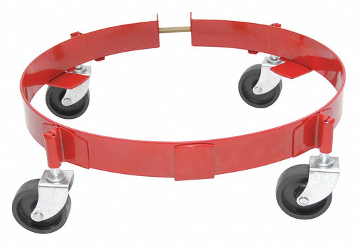 Drum Dolly 16 gal 14 in L Red