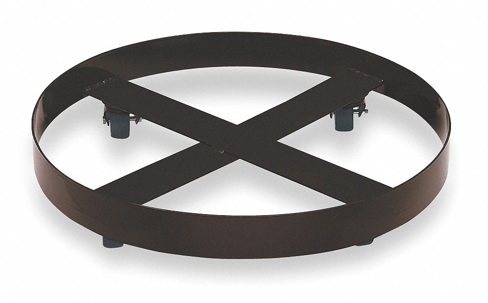 Drum Dolly 55 gal 23.25 in L Black