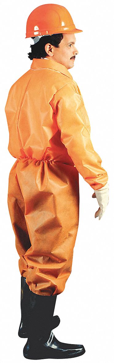 Collared Coveralls Orange 4XL PK25