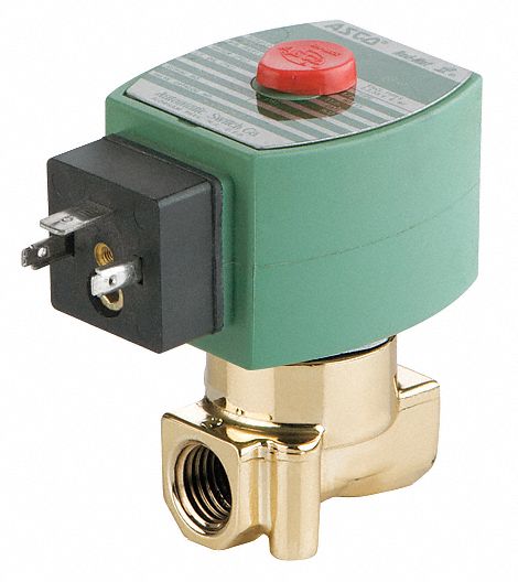Solenoid Valve Brass NC Air Inert Gas