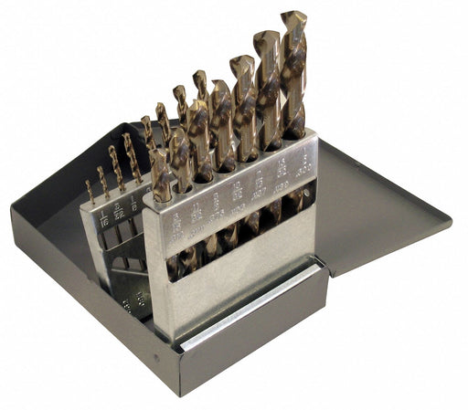 Jobber Drill Set 15 pc Cobalt