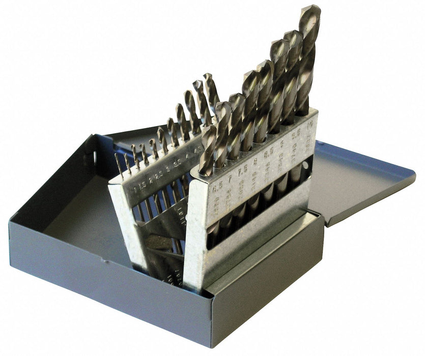 Jobber Drill Set 19 pc Cobalt