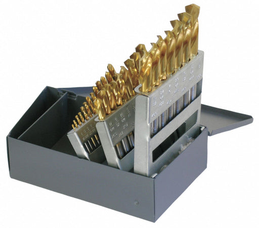 Screw Machine Drill Bit Set 29pc HSS