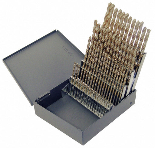 Screw Machine Drill Bit Set 60pc Cobalt