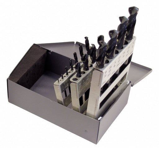 Screw Machine Drill Bit Set 15pc HSS