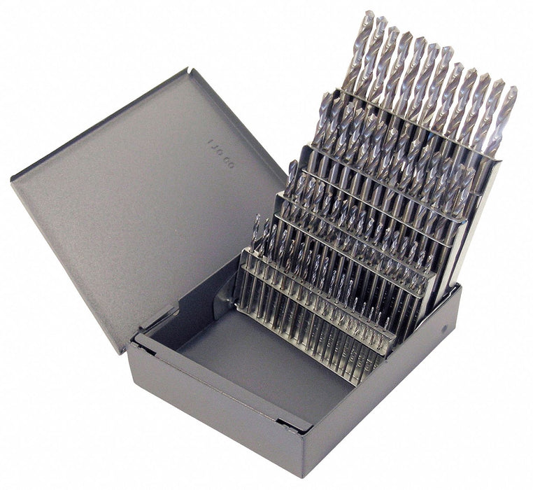 Screw Machine Drill Bit Set 60pc HSS