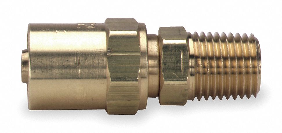 Hydraulic Hose Fitting Brass 1/2 (M)NPT