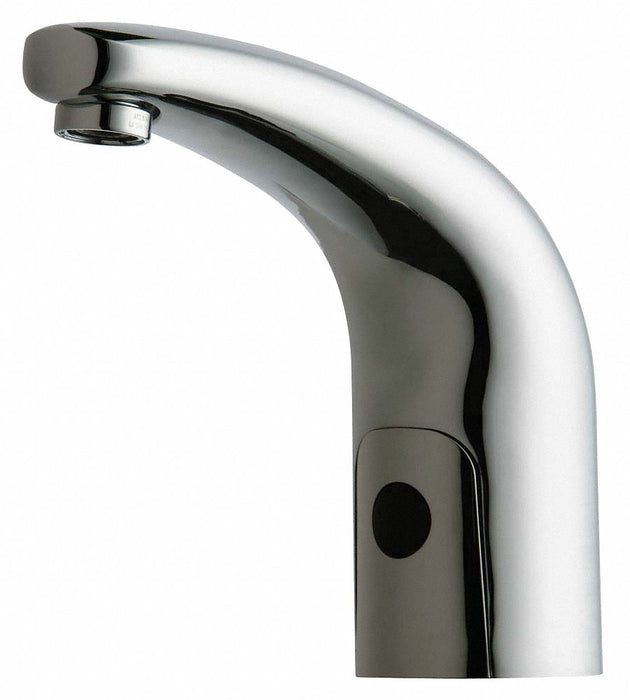 Mid Arc Chrome Chicago Faucets HyTronic