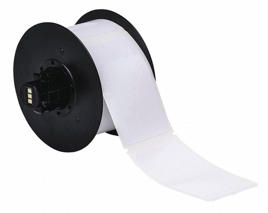 Pre-Cut Label Stock Roll White Gloss