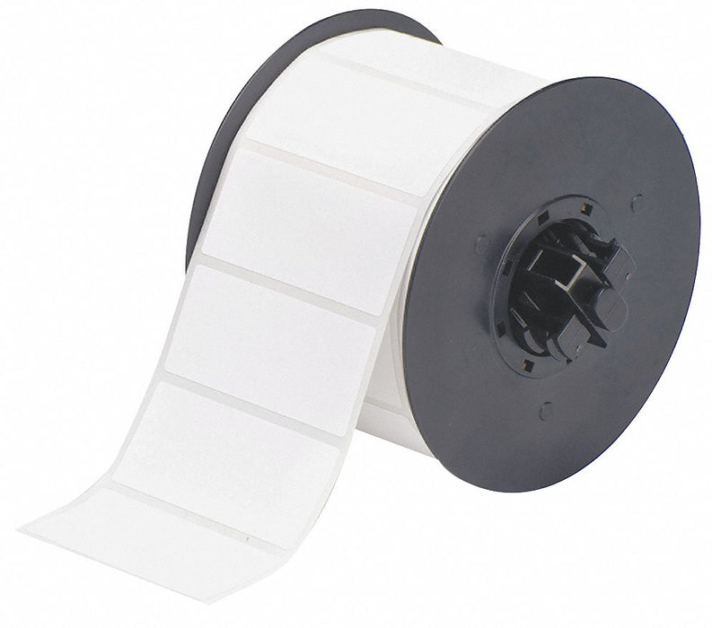Pre-Cut Label Stock Roll White Gloss