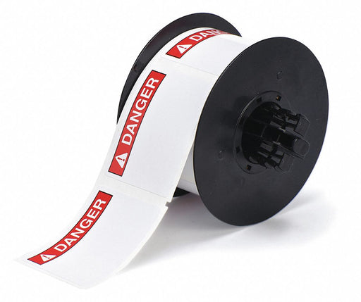 Pre-Cut Label Stock Roll White Gloss
