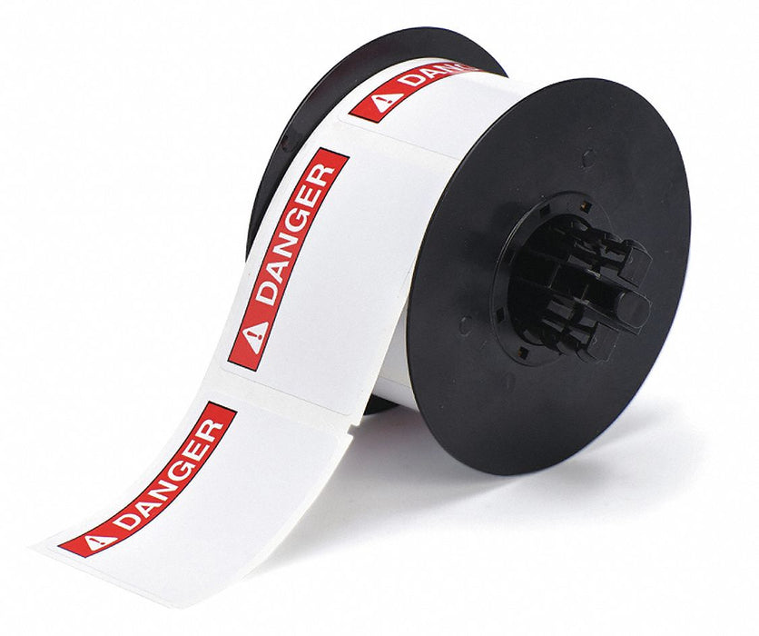 Pre-Cut Label Stock Roll White Gloss