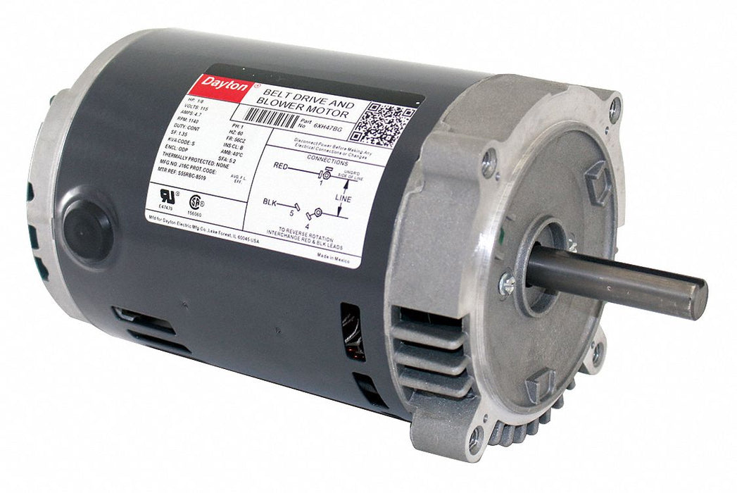 Belt Drive Motor 56CZ 1/6 hp