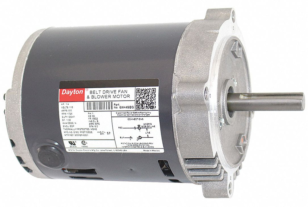 Motor 1/4 HP 1725 rpm 56CZ 115V