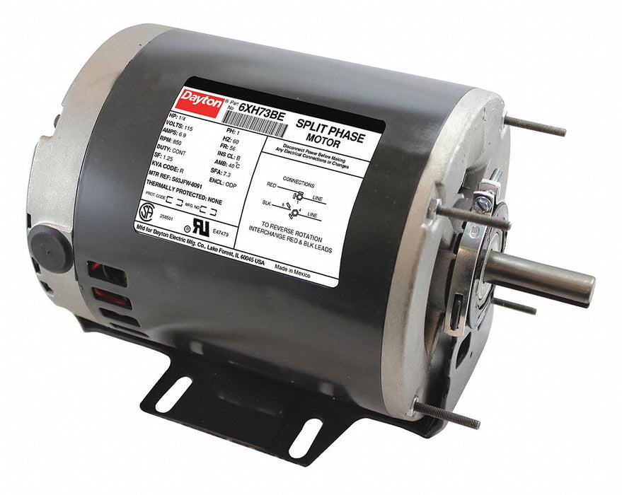 GP Motor 1/4 HP 850 RPM 115V AC 56