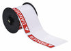 Pre-Cut Label Stock Roll White Gloss