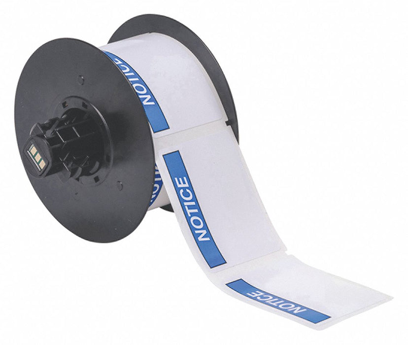 Pre-Cut Label Stock Roll White Gloss