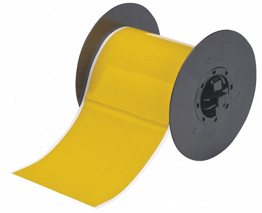 G8318 ContinuousLabelStock Yellow Gloss 4inW