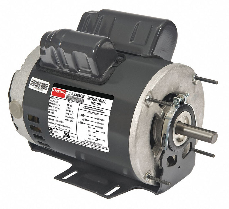 Motor 1/4 3/4 HP 1 725/1 140 RPM 115V