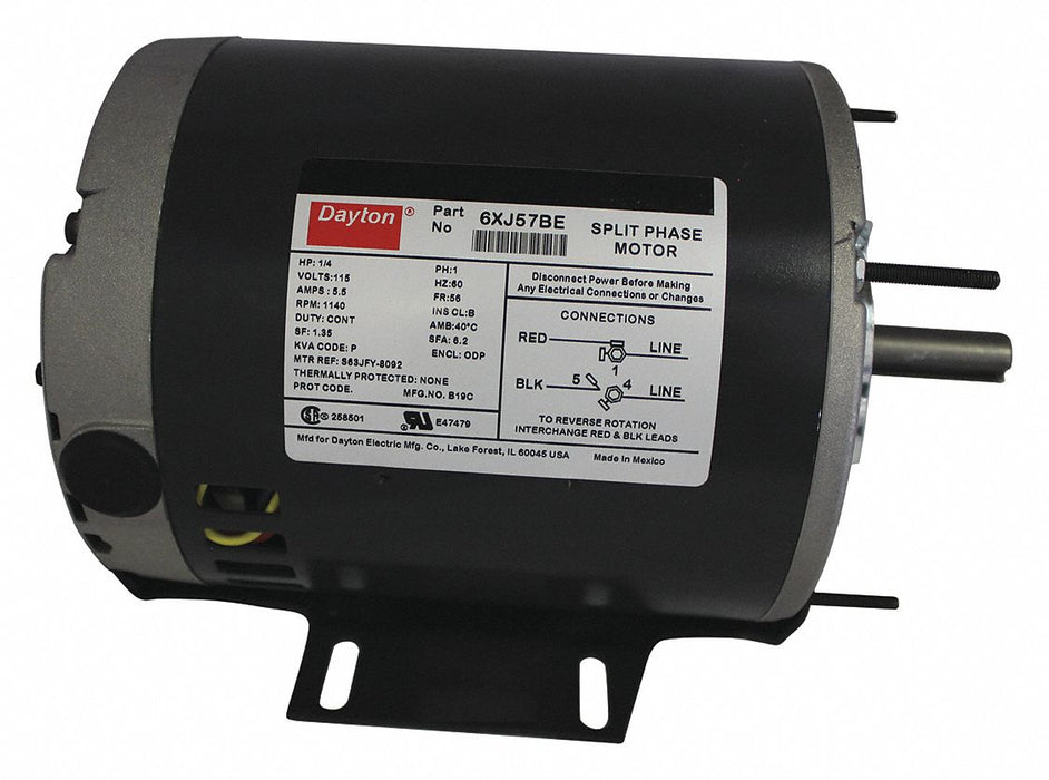 GeneralPurposeMotor 1/4hp 1140RPM 56