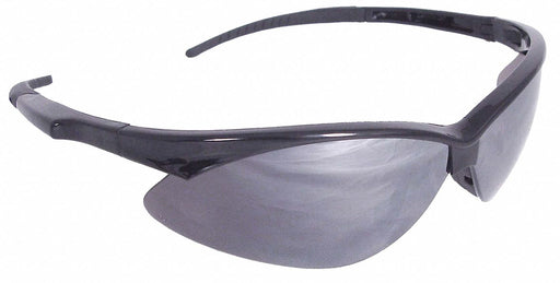 Safety Glasses Gray Mirrored Black